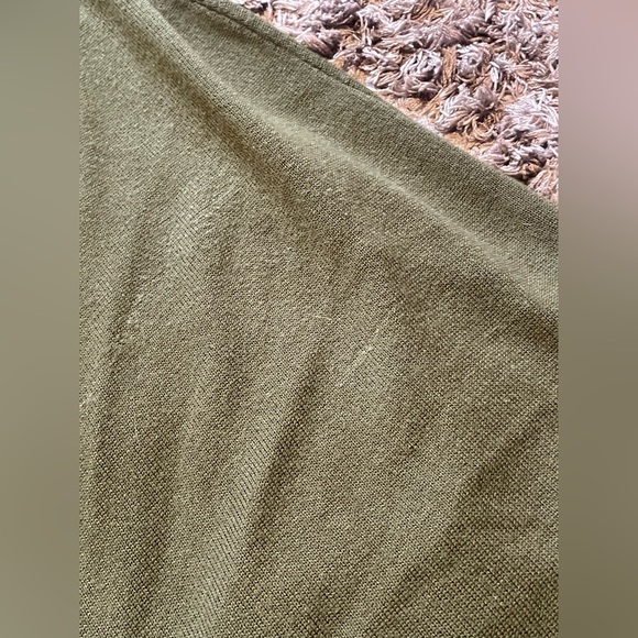 Calvin Klein Olive Green Turtleneck Sweater Dress in Women’s Large - Picture 6 of 9